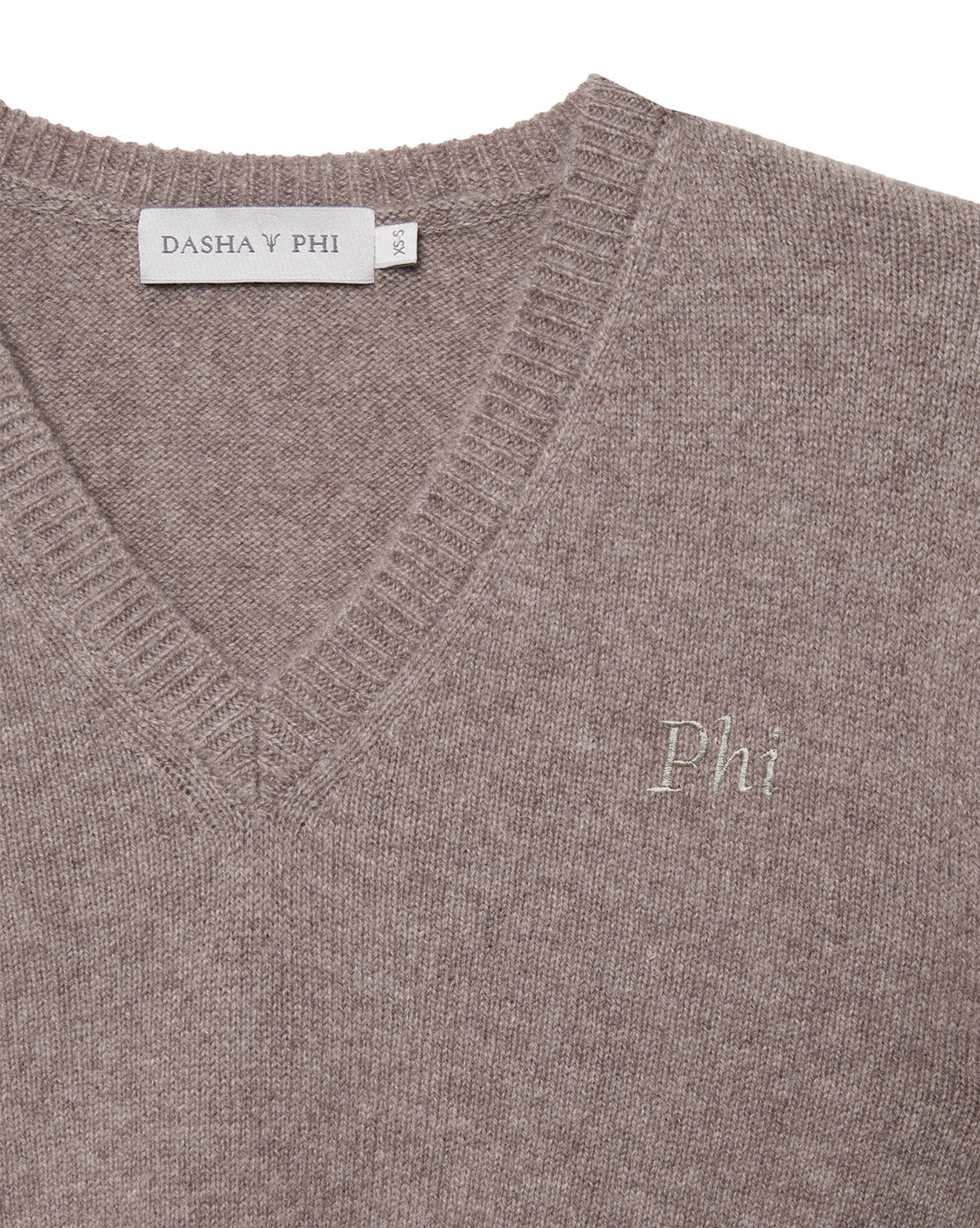 Кашемировый Phi свитер с V вырезом