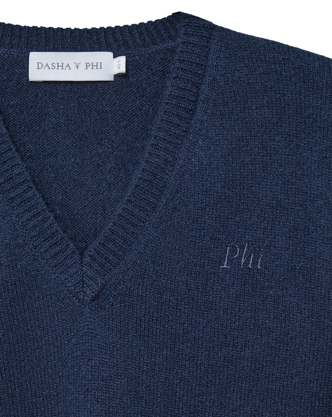 Кашемировый Phi свитер с V вырезом