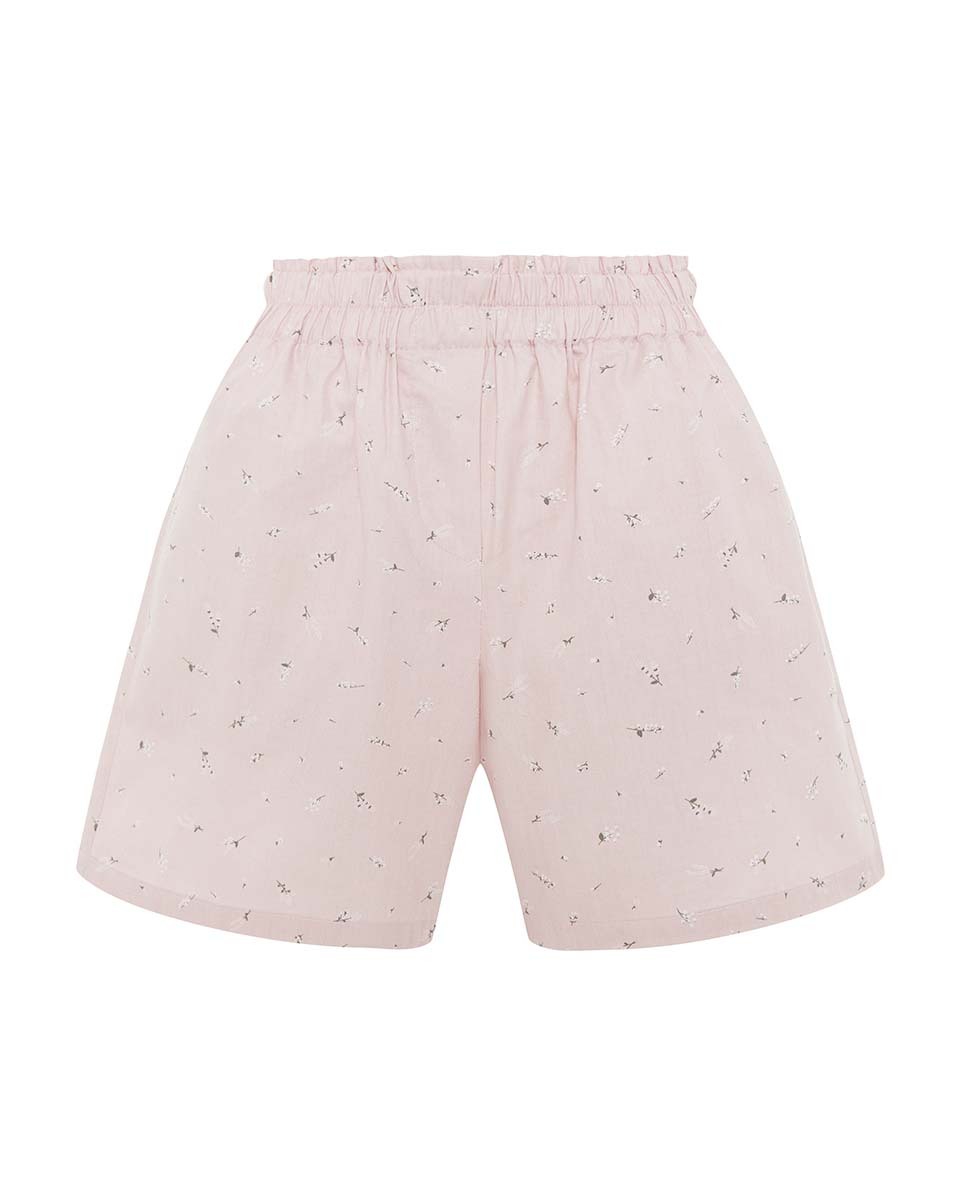 Шорты с цветочным принтом