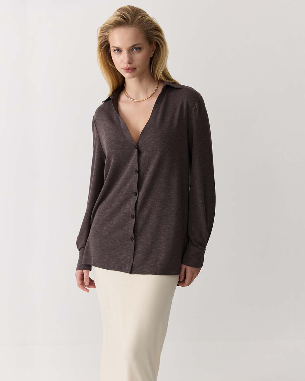 Рубашка из вискозы