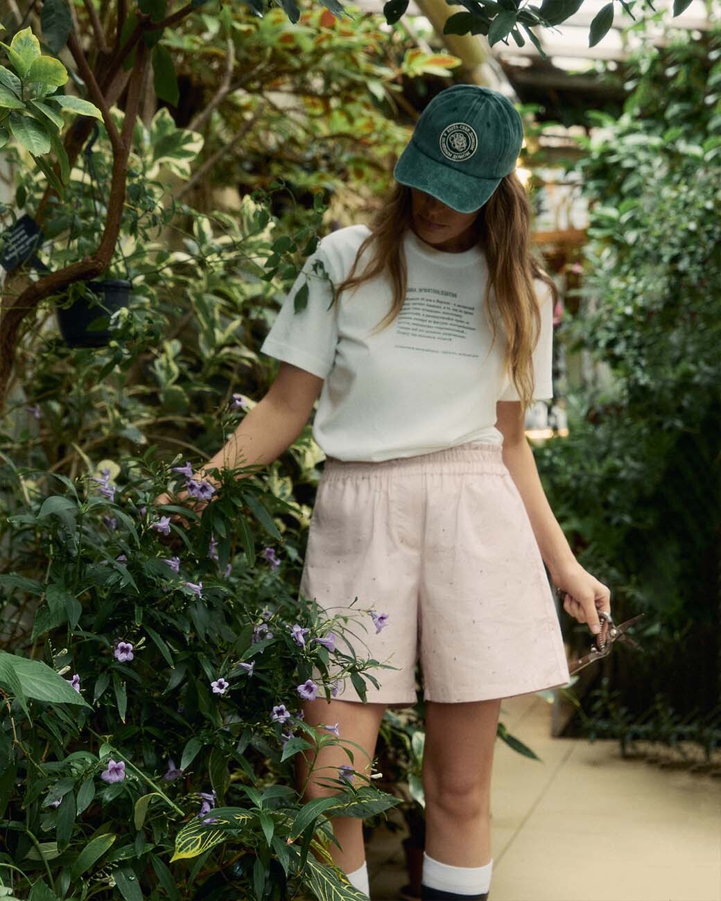 Шорты с цветочным принтом