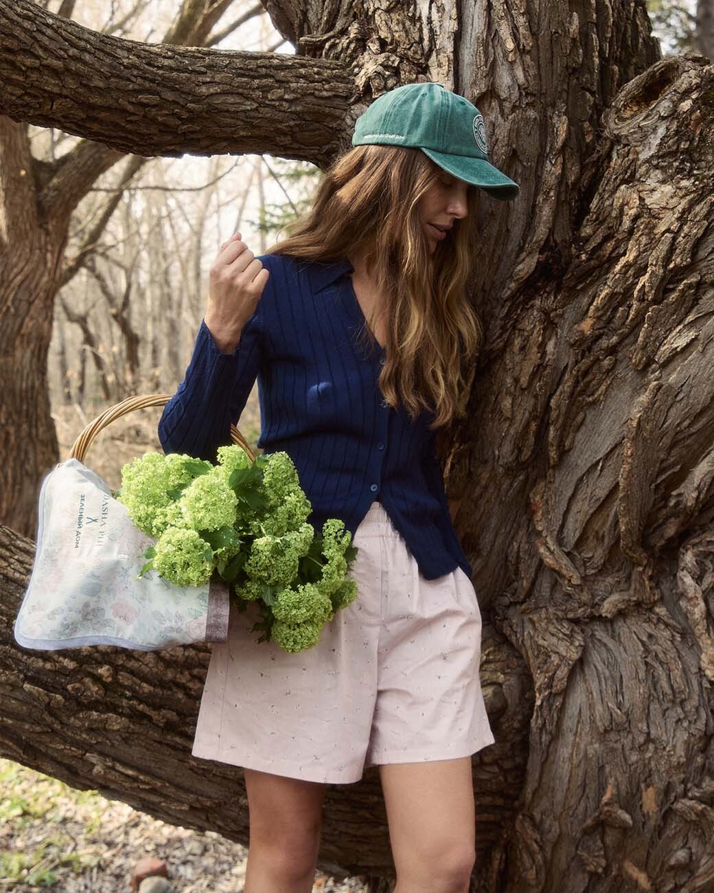 Шорты с цветочным принтом