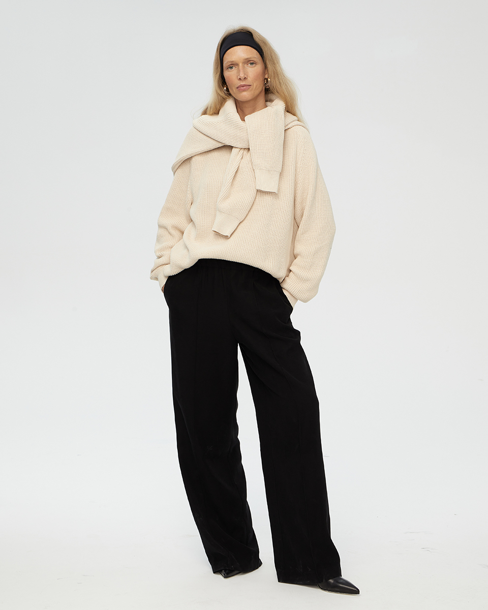 Свитер прямой