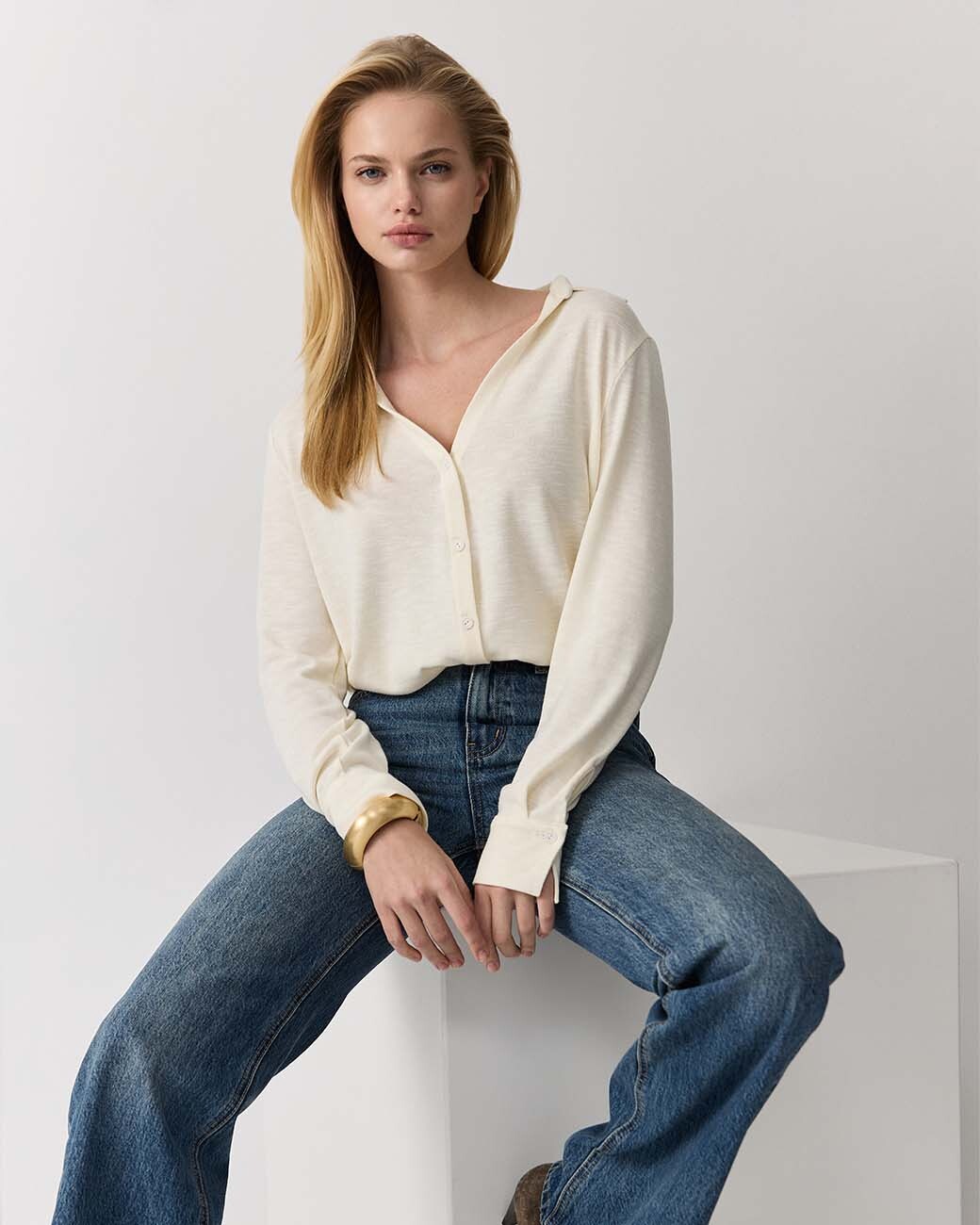 Рубашка из вискозы