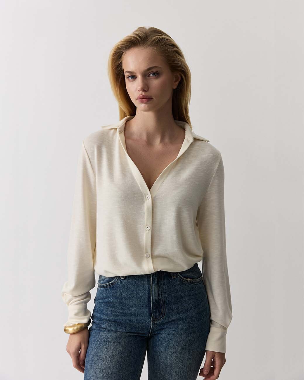 Рубашка из вискозы