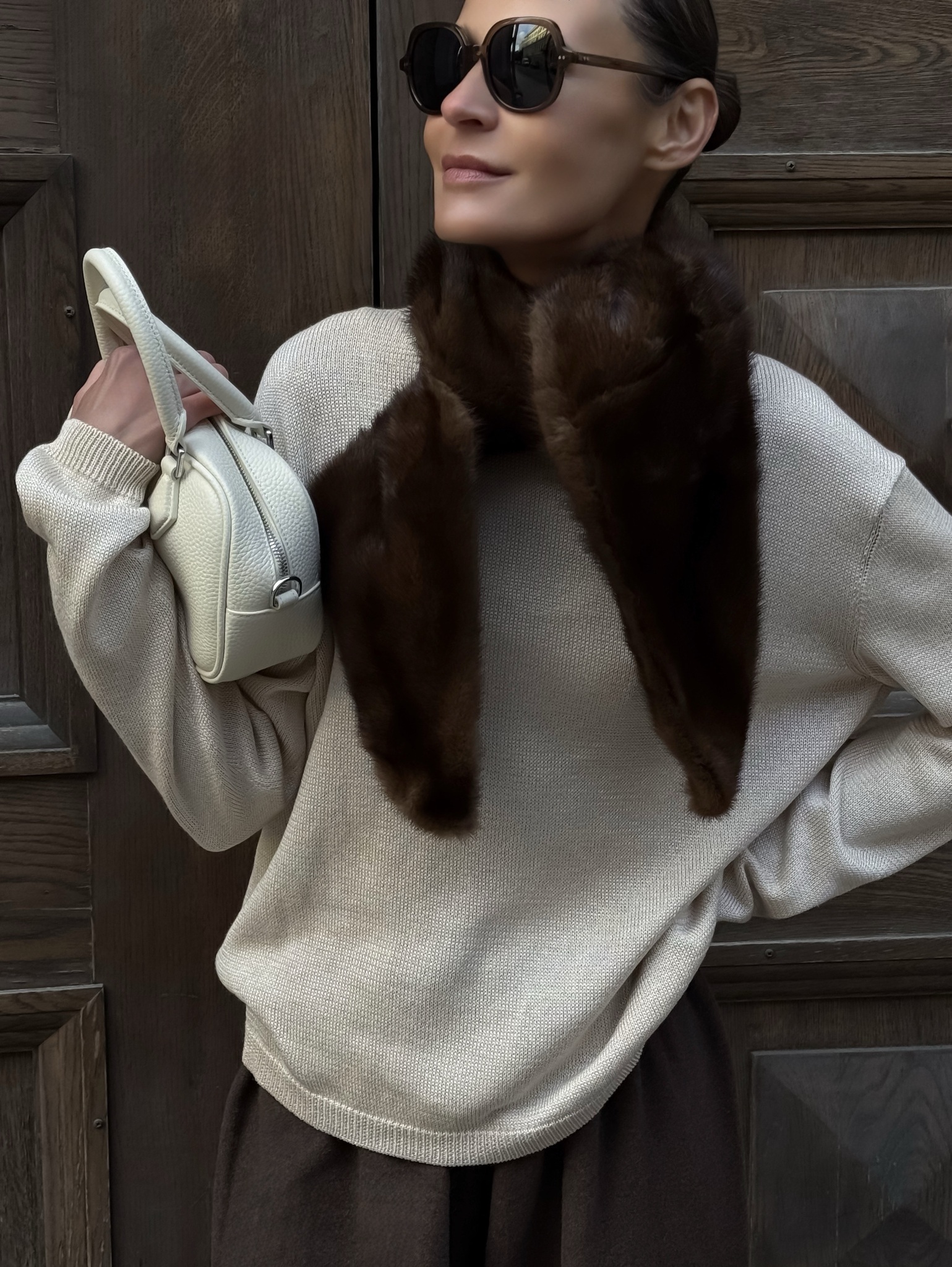 Джемпер с мягким блеском