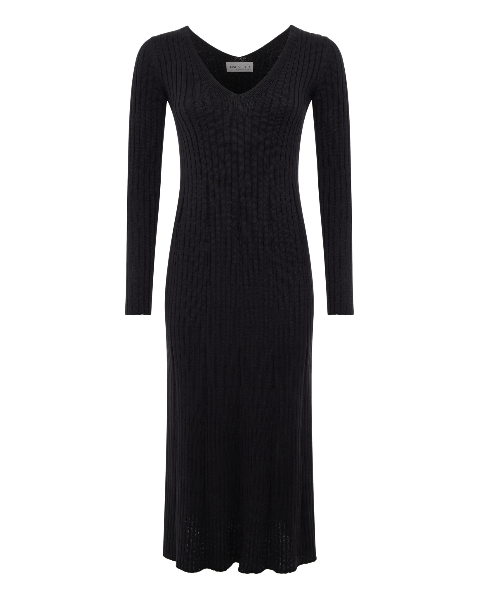 Вязаное платье из хлопка