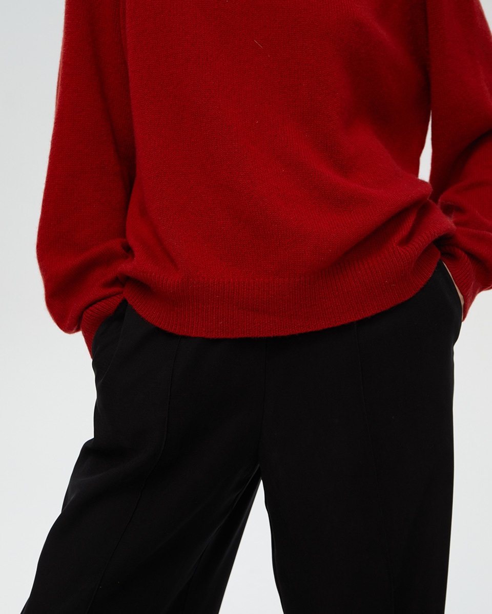 Кашемировый свитер «Вишня»