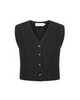 Вязаный жилет