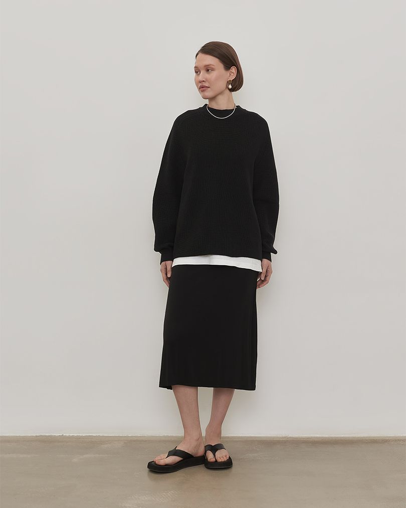 Свитер прямой