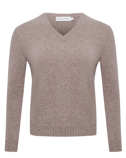 Кашемировый Phi свитер с V вырезом