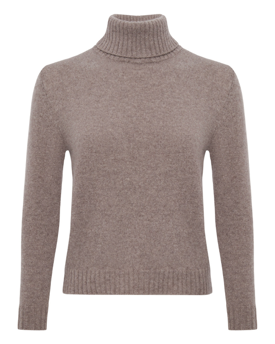 Кашемировый свитер с воротом