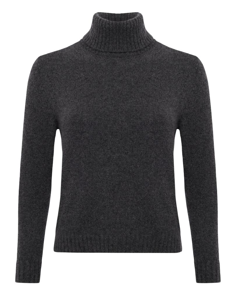 Кашемировый свитер с воротом