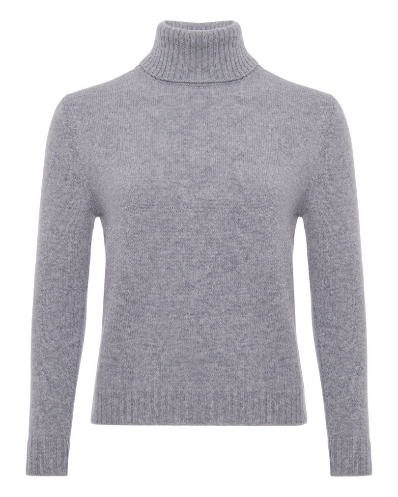 Кашемировый свитер с воротом