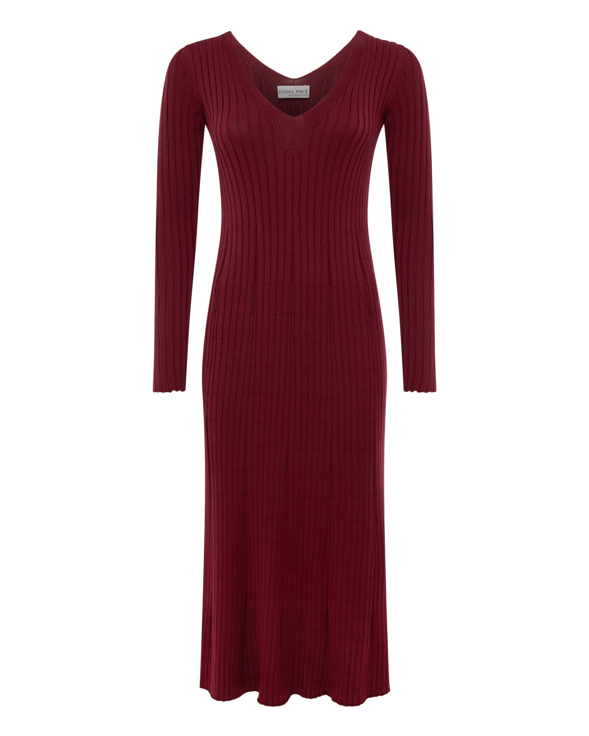 Вязаное платье из хлопка