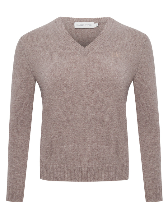 Кашемировый Phi свитер с V вырезом