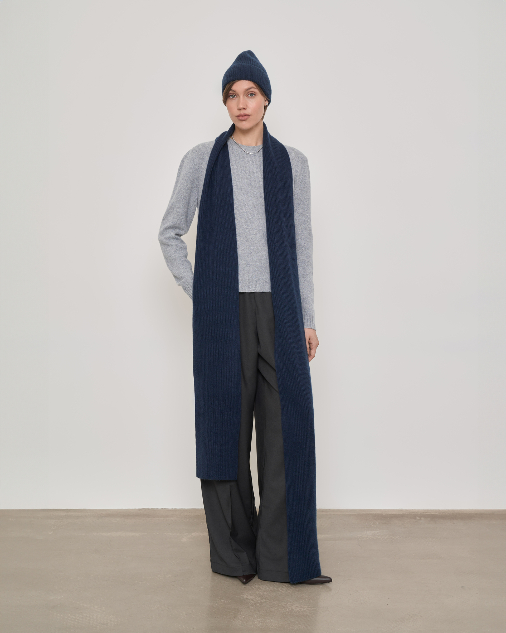 Длинный шарф из кашемира