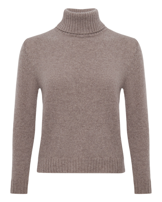 Кашемировый свитер с воротом