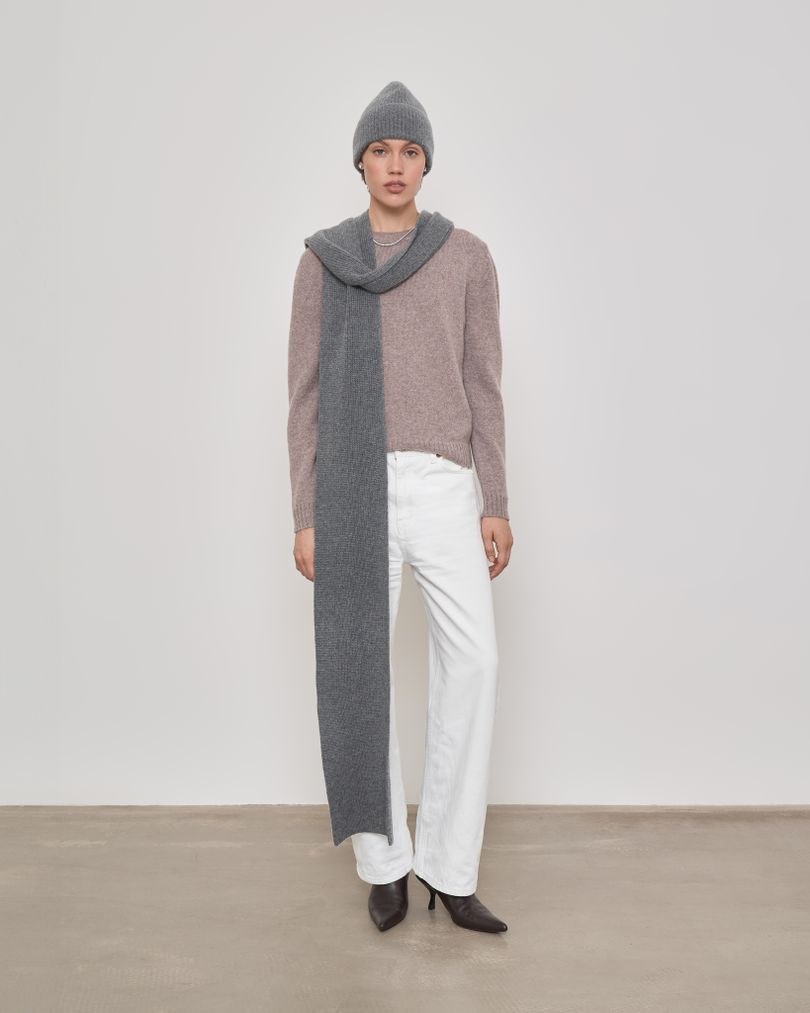 Длинный шарф из кашемира