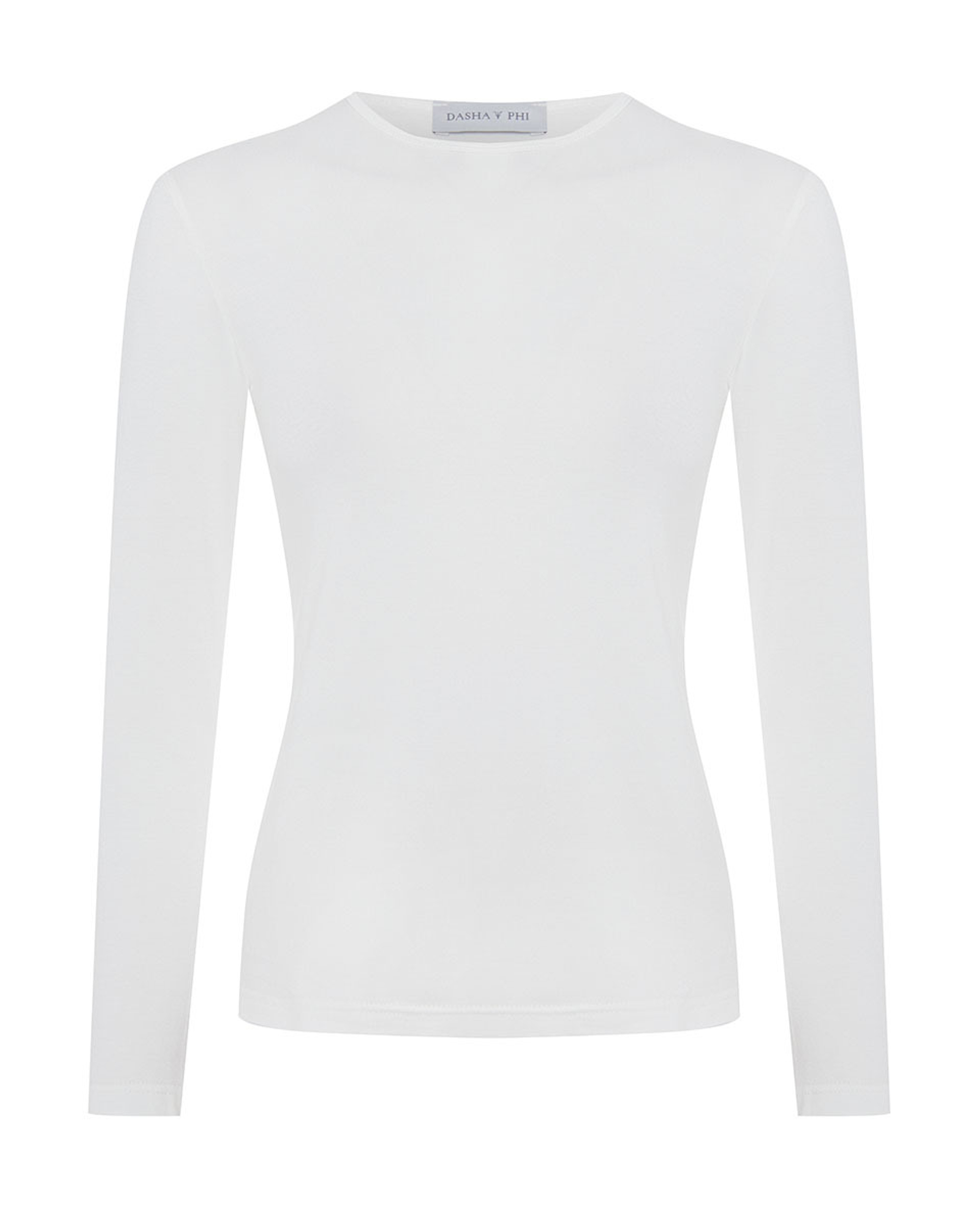 Лонгслив молочный