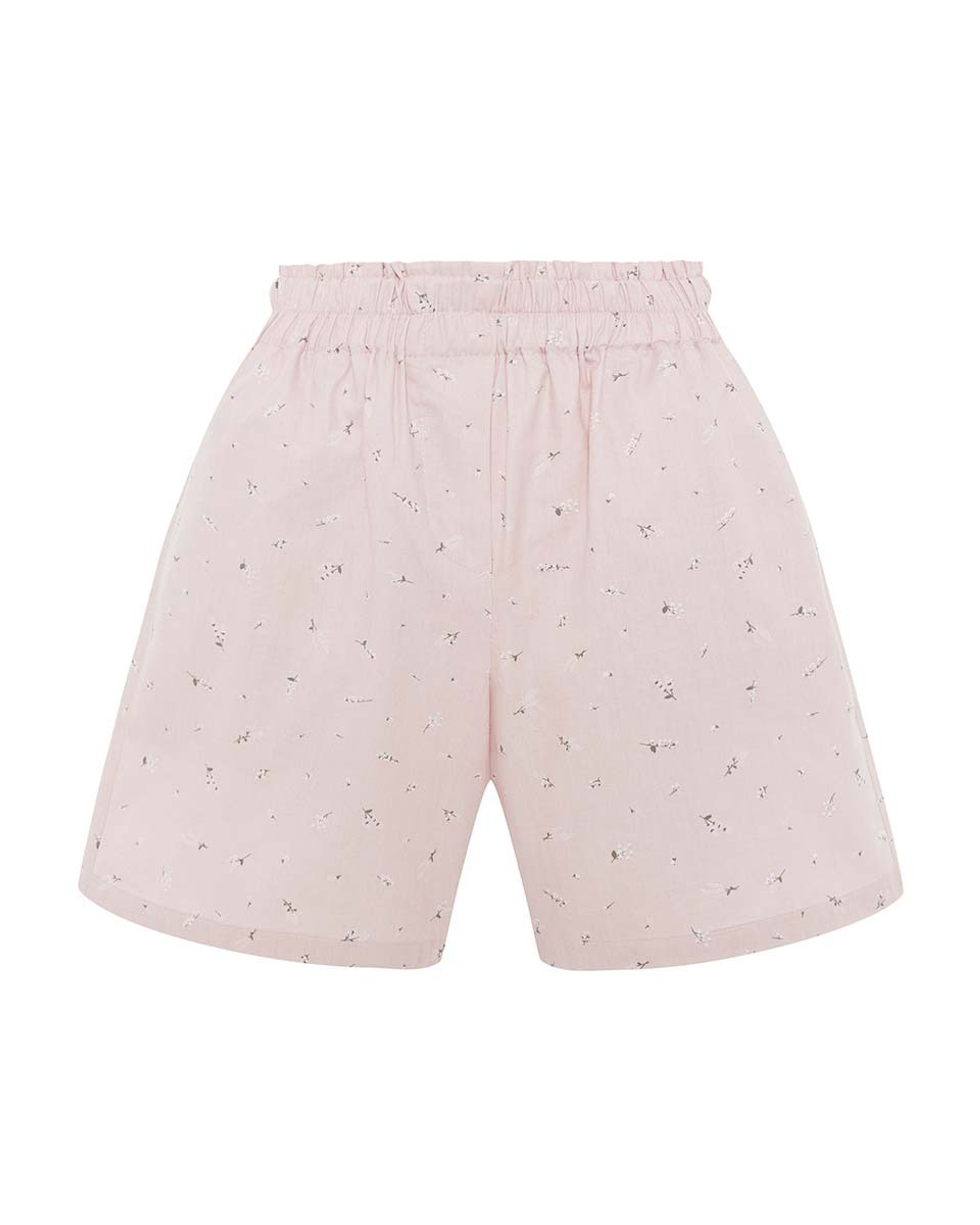 Шорты с цветочным принтом