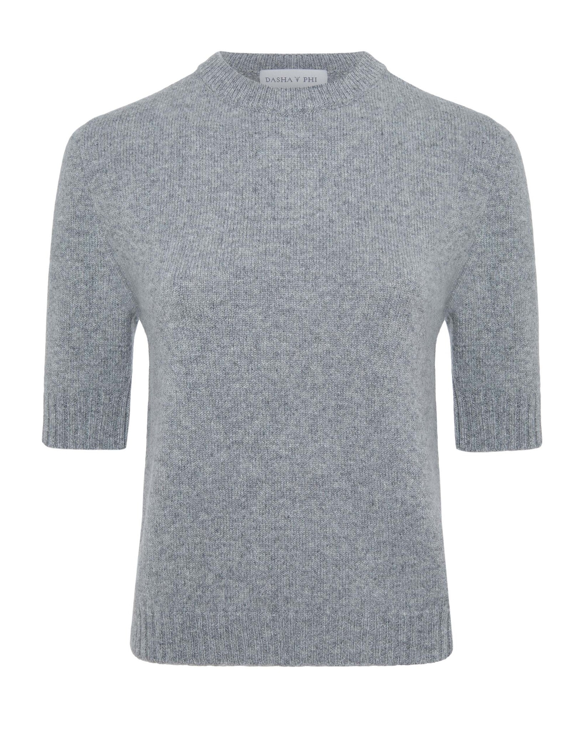 Кашемировый джемпер с рукавом до локтя